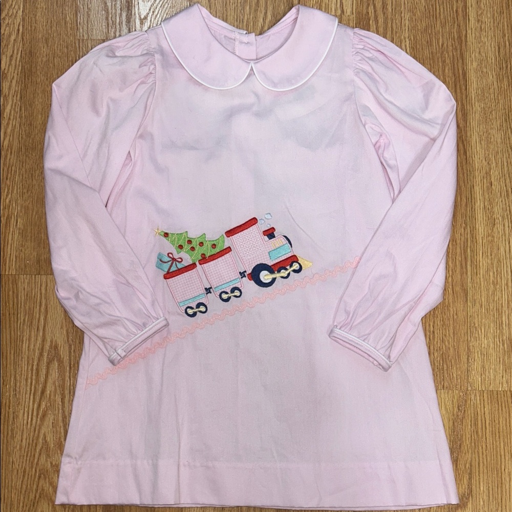 NWT Lullaby Set Christmas Posey Pink Legacy Dress